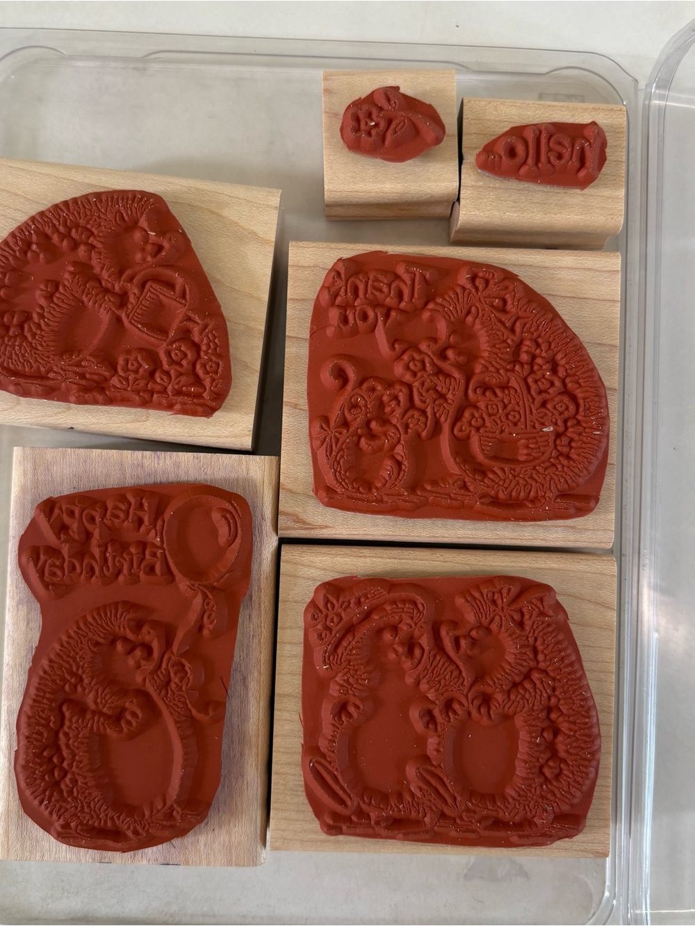 Stampin’ Up! 2000 Hedgehog Happiness Wood Stamp Set - Picture 7 of 9